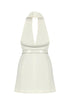 Jasmine halter neck mini dress